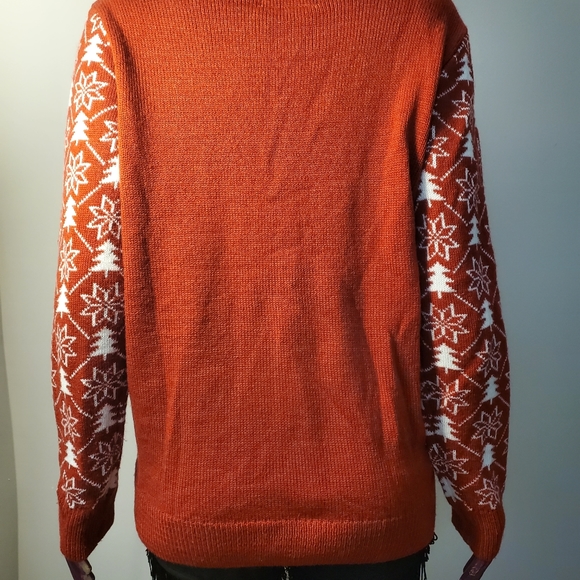 Llama Christmas Sweater/Small SOLD - Picture 3 of 6